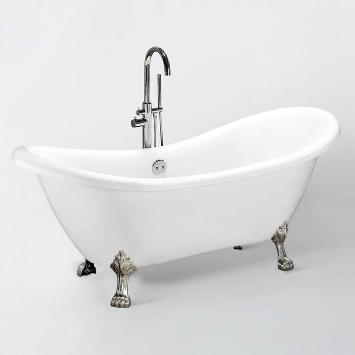 Image du produit Home Deluxe Baignoire à poser RETRO sans robinetterie - 176x74x79cm (74 cm, 176 cm)