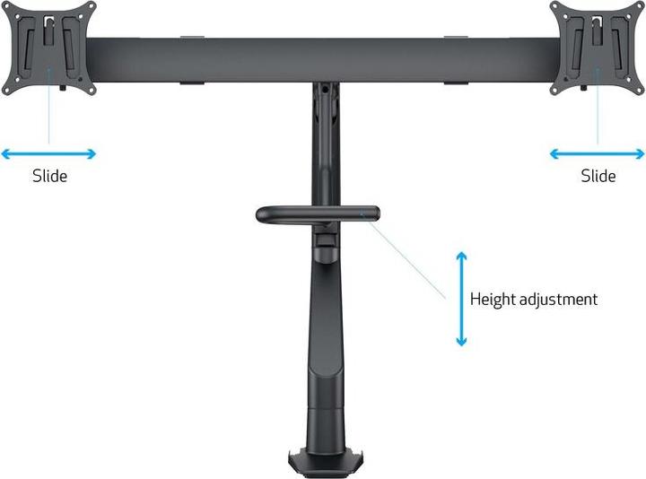 Actual product image Multibrackets M Deskmount (Table, 28")