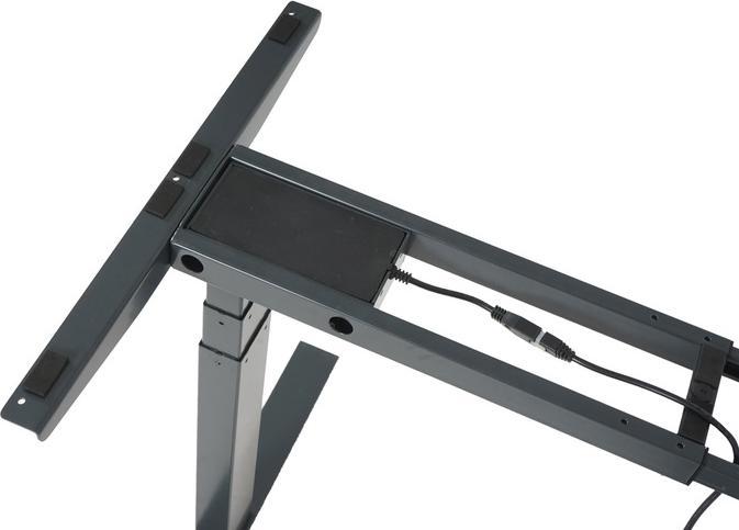 Image du produit Swisshandel24 Bâti, bâti de table variable pour bureau d'angle, réglable en hauteur électriquement Mémoire 45kg