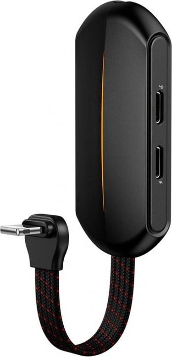 Actual product image Baseus 3-in-1 3.5mm Lightning Adapter with RGB LED (3.5mm jack, Lightning)