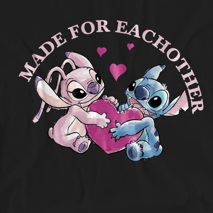 Immagine prodotto Lilo & Stitch Made For Each Other Maglietta Adulto Unisex (XL)