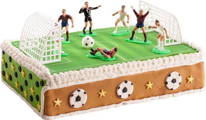 Actual product image Decocino Cake decoration football field set (7 x)