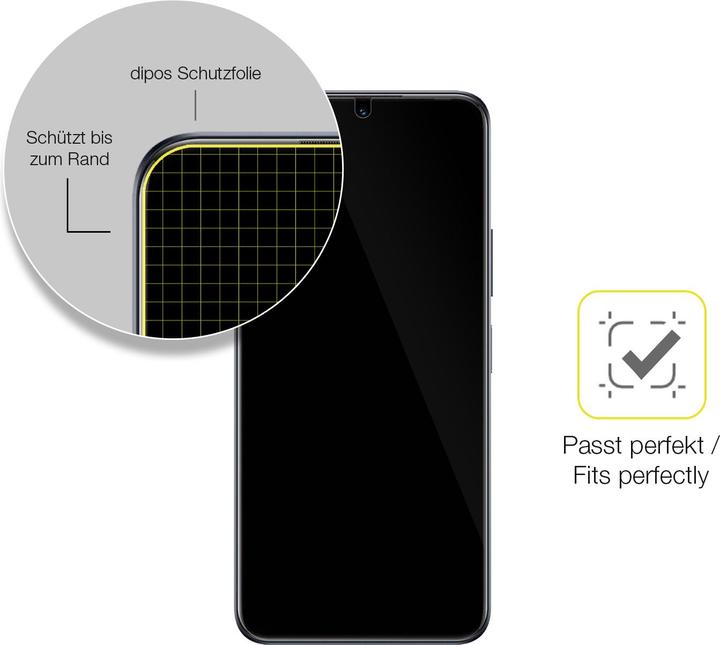 Produktbild Dipos Displayschutzfolie Full-Cover 3D (1 Stück, Xiaomi Redmi Note 12 Pro 5G)