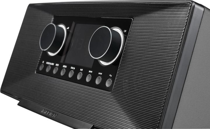 Produktbild Medion P85333 - DAB+ internetradio - Wifi - FM-ontvangst - Zwart (DAB+, AM, FM, MW, WLAN)