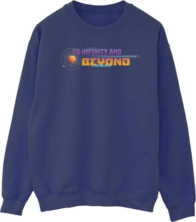 Disney Lightyear Infinity And Beyond Text Sweatshirt (S)