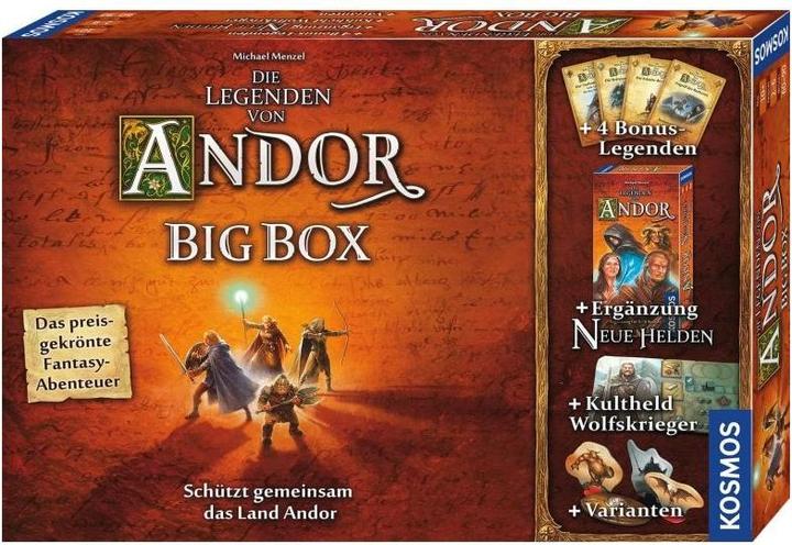 Produktbild Kosmos Die Legenden von Andor - Big Box (Deutsch)