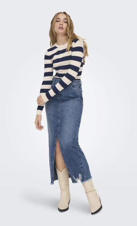 Produktbild Only Mittlere Taille Langer Rock Jeansrock (L)