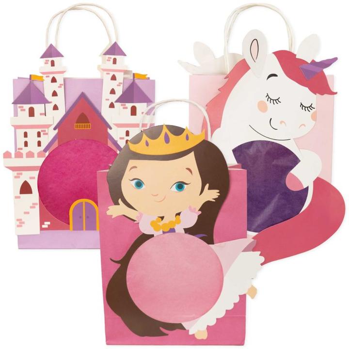 Produktbild Papierdrachen Laternen-Bastelset - Prinzessin - 3er Set