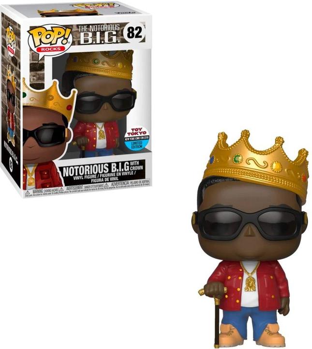 Produktbild Funko POP! The Notorious B.I.G. avec Couronne Toy Tokio 2018