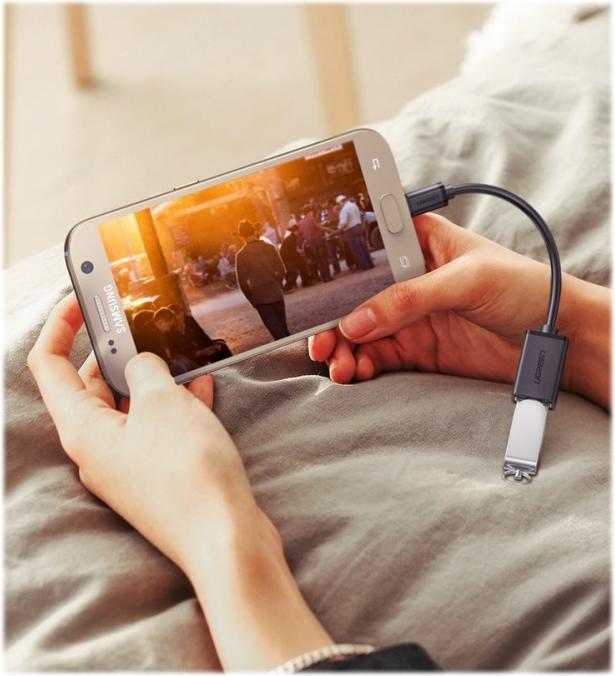 Produktbild Ugreen Micro USB 2.0 OTG Adapter Cable (0.10 m, USB 2.0)