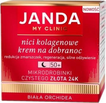 Janda Collagen Threads Good Night Cream 50+ With Microparticles Of Pure Gold 24K White Orchid 50Ml (50 ml)