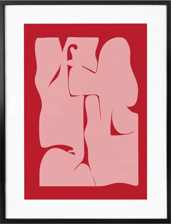Immagine prodotto Trenddeko Rosso astratto (24 x 30 cm)