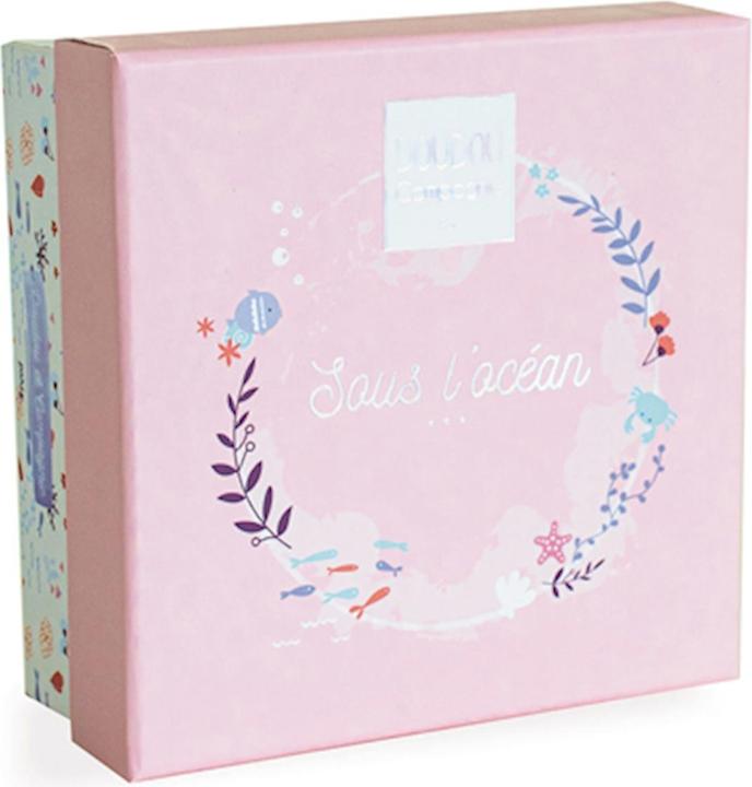 Immagine prodotto Doudou et Compagnie Cavalluccio marino con panno per le coccole, rosa 17cm (MQ2) **