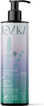 Produktbild Dary Natury Kräuterflüssige Seife (Lavendel, Minze, Geranium) 500 ml - Jozka (Naturgeschenke) (Flüssigseife, 500 ml)