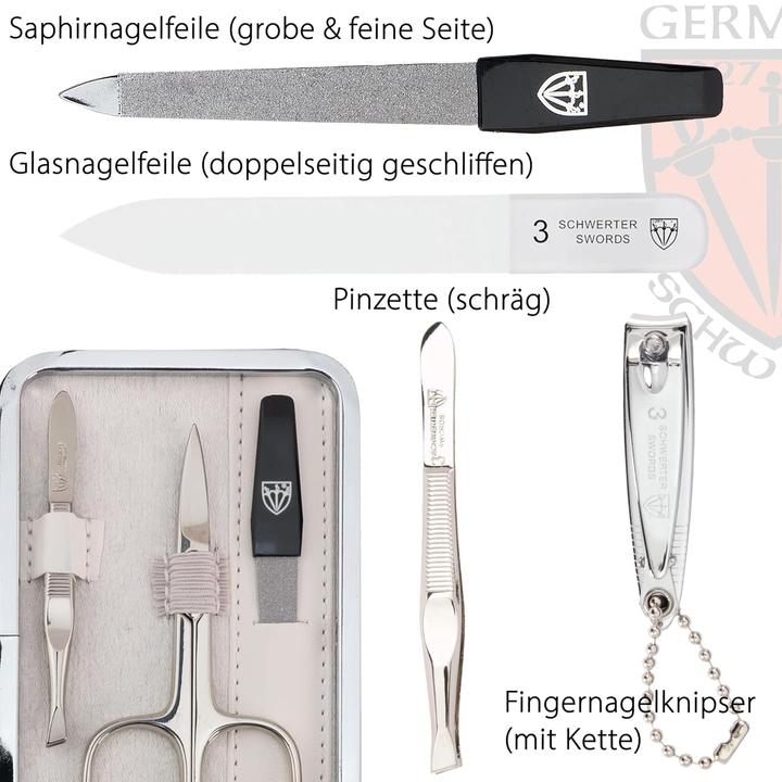 Actual product image Drei Schwerter 6-teiliges Maniküre Set Genova