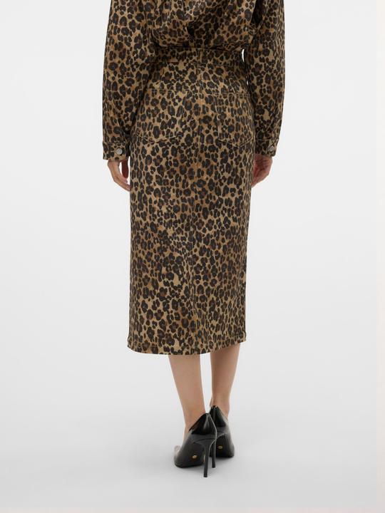 Actual product image Vero Moda VMVERI High Waist Long Skirt Faux Leather Skirt (M)