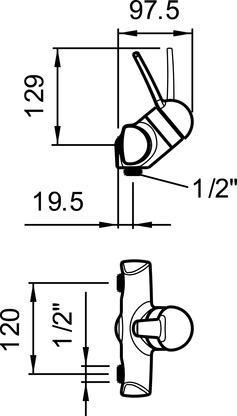 Produktbild Similor Duschenmischer Milor