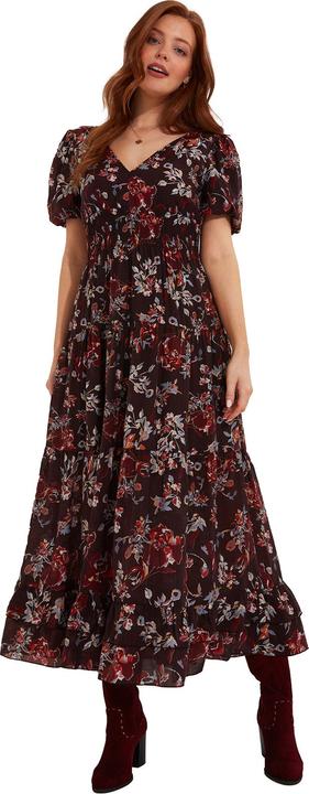 Produktbild Joe Browns Dark Floral Elasticated Maxi Dress (38)
