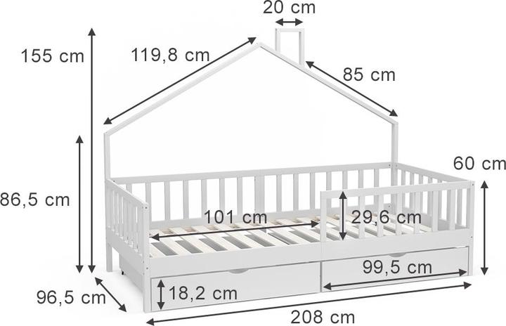 Actual product image VitaliSpa Justus (90 x 200 cm)
