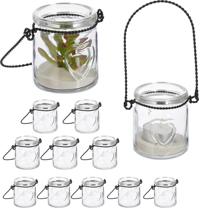 Immagine prodotto Relaxdays 12x lanterna (12 x, 6 x 6 x 7 cm)