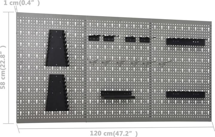 Actual product image VidaXL Workbench (120 cm, 120 cm)