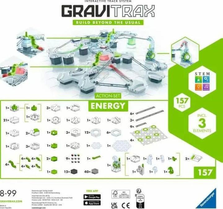 Immagine prodotto Ravensburger GraviTrax GraviTrax Azione-Set Energia