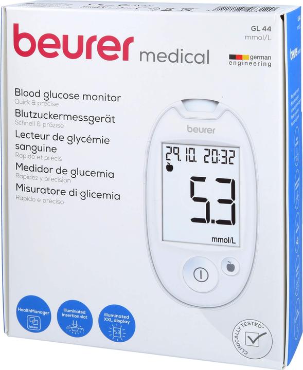 Produktbild Beurer Gl44 (Blutzuckermessgerät)