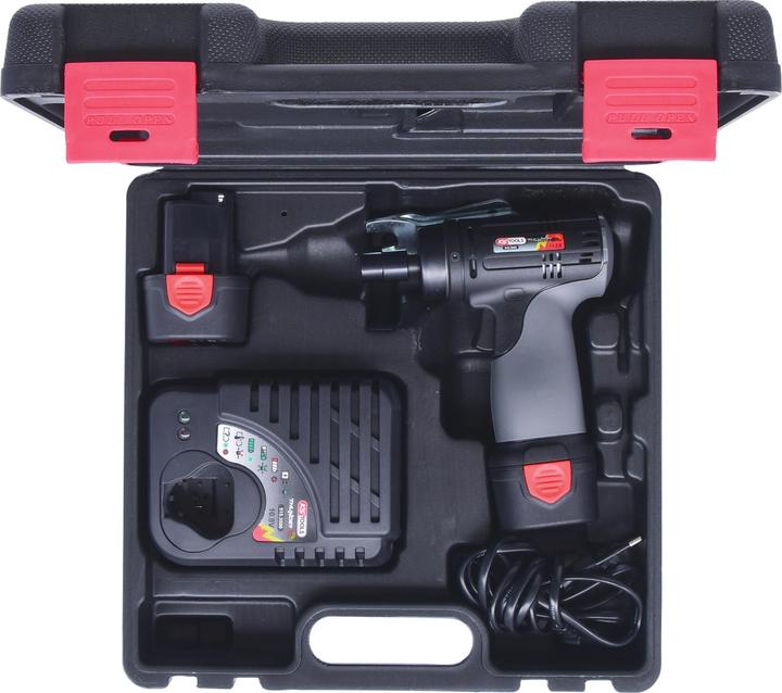 Actual product image KS Tools Cordless high performance grinder, 22.000 rpm 10,8V, with 2 batteries and 1 charger
