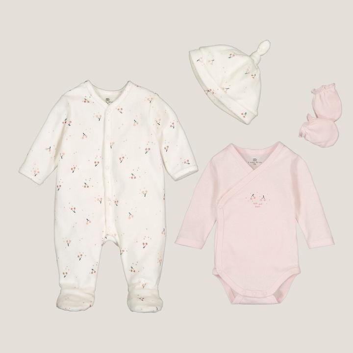 La Redoute Collections 4-teiliges Set für Neugeborene