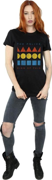 Actual product image The Police Womens/Ladies King Of Pain Cotton Boyfriend T-Shirt (M)