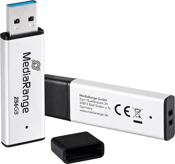 MediaRange USB-Stick (256 GB, USB 3.0)