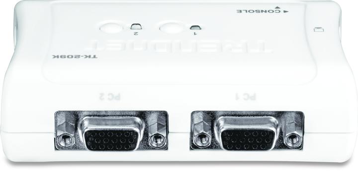 Produktbild Trendnet TK-209K 2-facher USB-KVM-Umschaltersatz mit Audio