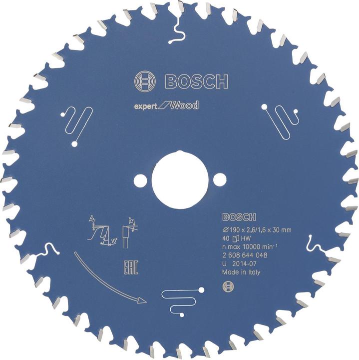 Bosch Professional Zubehör Circular saw blade Expert for Wood