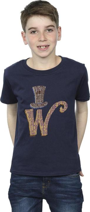 Produktbild Willy Wonka & the Chocolate Factory W Logo Hat TShirt Jungen (152, 158)
