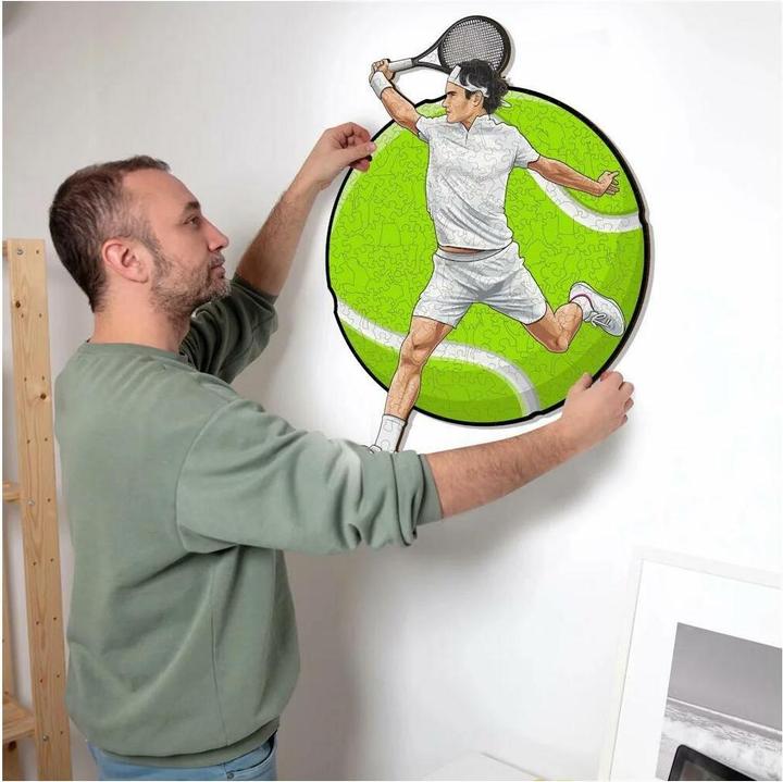 Immagine prodotto Iconic Roger Federer - Tennis - Puzzle in Legno Taglia M (270 Pezzi) (270 pezzi)
