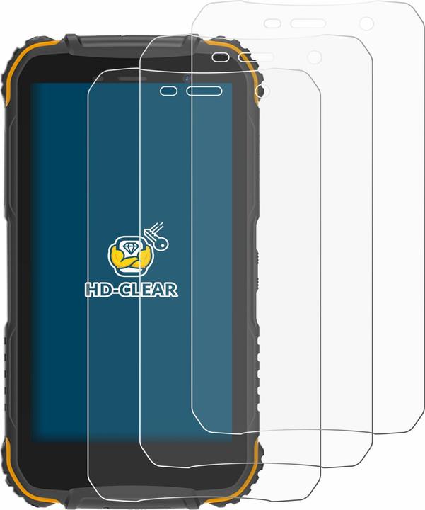 Actual product image BROTECT Screen Protector Clear (6 Piece, Doogee S35)