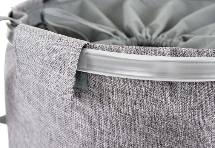Image du produit Swisshandel24 Collecteur de linge, Laundry Bac à linge Sac à linge Bac à linge avec cordelette, anse 55x39cm (65 l)