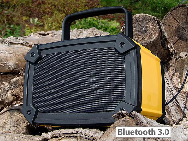 Image du produit Auvisio Haut-parleur d'extérieur avec Bluetooth (Fonctionnement sur secteur, Fonctionnement sur batterie)
