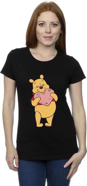 Actual product image Disney Womens/Ladies Winnie The Pooh Heart Eyes Cotton T-Shirt (XXL)