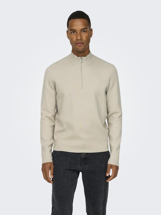 Produktbild Only & Sons Onscooper Reg 12 Half Zip High Neck Knit (XS)