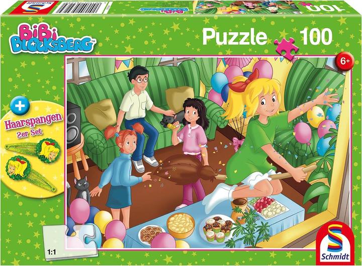 Produktbild Schmidt Spiele Bibi Blocksberg Geburtstagsparty inkl Haarspangen (100 Teile)