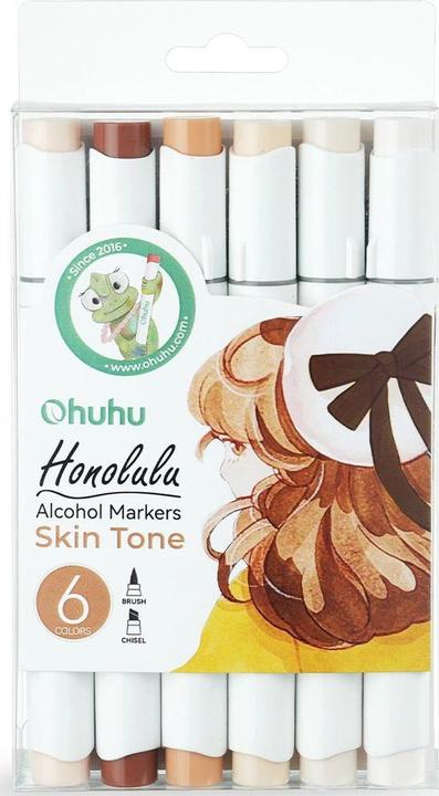 Image du produit Ohuhu Marqueurs d'art Honolulu (Multicolore, 6 x)