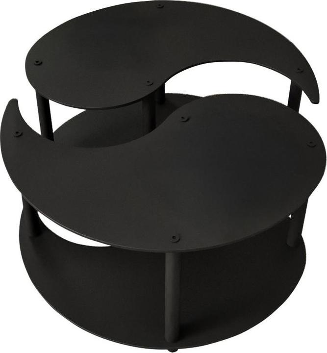 Actual product image Hanah Home Yin Yang Coffee Table 2 Set (70 x 38 x 70 cm)