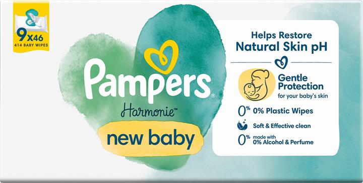 Actual product image Pampers Harmony New Baby (414 Piece)