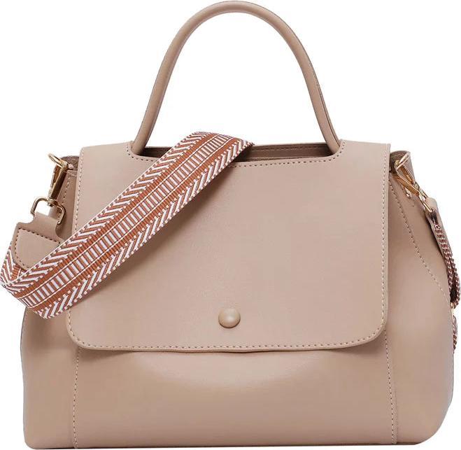 Only-Bags.Store Lässige Big Bags Handtaschen aus einfarbigem Leder im Designer-Stil