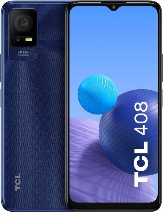 Image du produit TCL 408 (64 Go, Midnight Blue, 6.60", Double SIM, 50 Mpx, 4G)