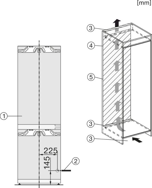 Actual product image Miele Kfn 7734 D (253 l)
