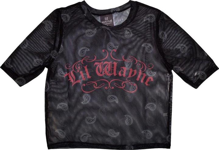 Actual product image Lil Wayne Womens/Ladies Script Crop Top (S)