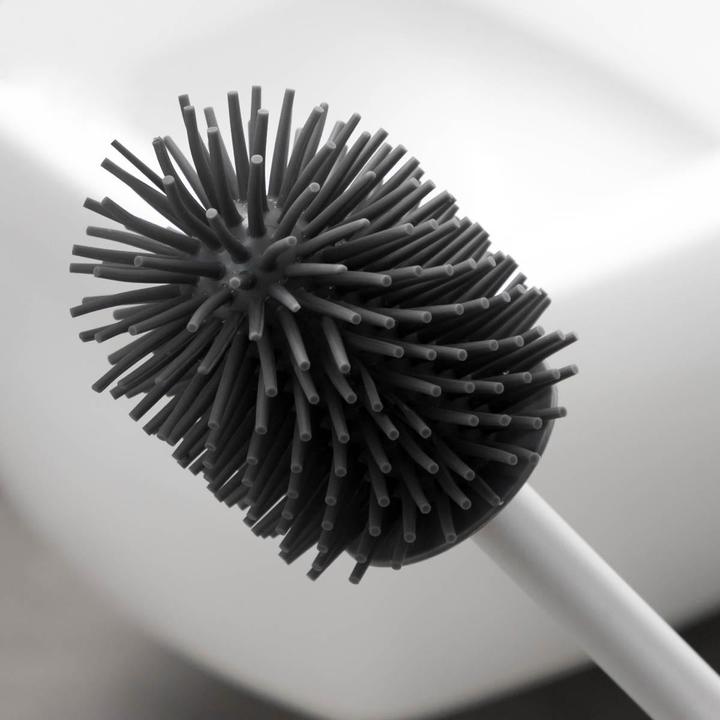 Actual product image InnovaGoods Rubber toilet brush - grey
