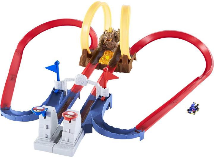 Actual product image Hot Wheels MarioKart Bowsers Castle Chaos Play Set